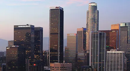 Angelus was the commercial roofing contractor for AON Center in Los Angeles, CA