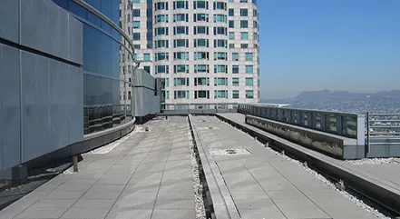 Commercial waterproofing and roofing project by Angelus -First Republic Bank Tower in Los Angeles, CA