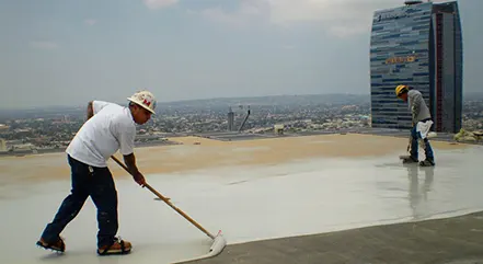 Commercial roofing project by Angelus - Watermark Tower in Los Angeles, CA