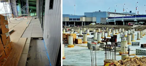 Angelus commercial waterproofing contractor for - San Antonio International Airport