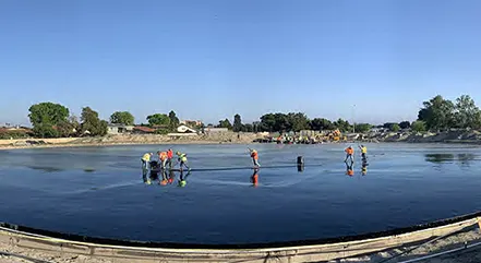 Commercial waterproofing project by Angelus - West Haven Reservoir in Garden Grove, CA
