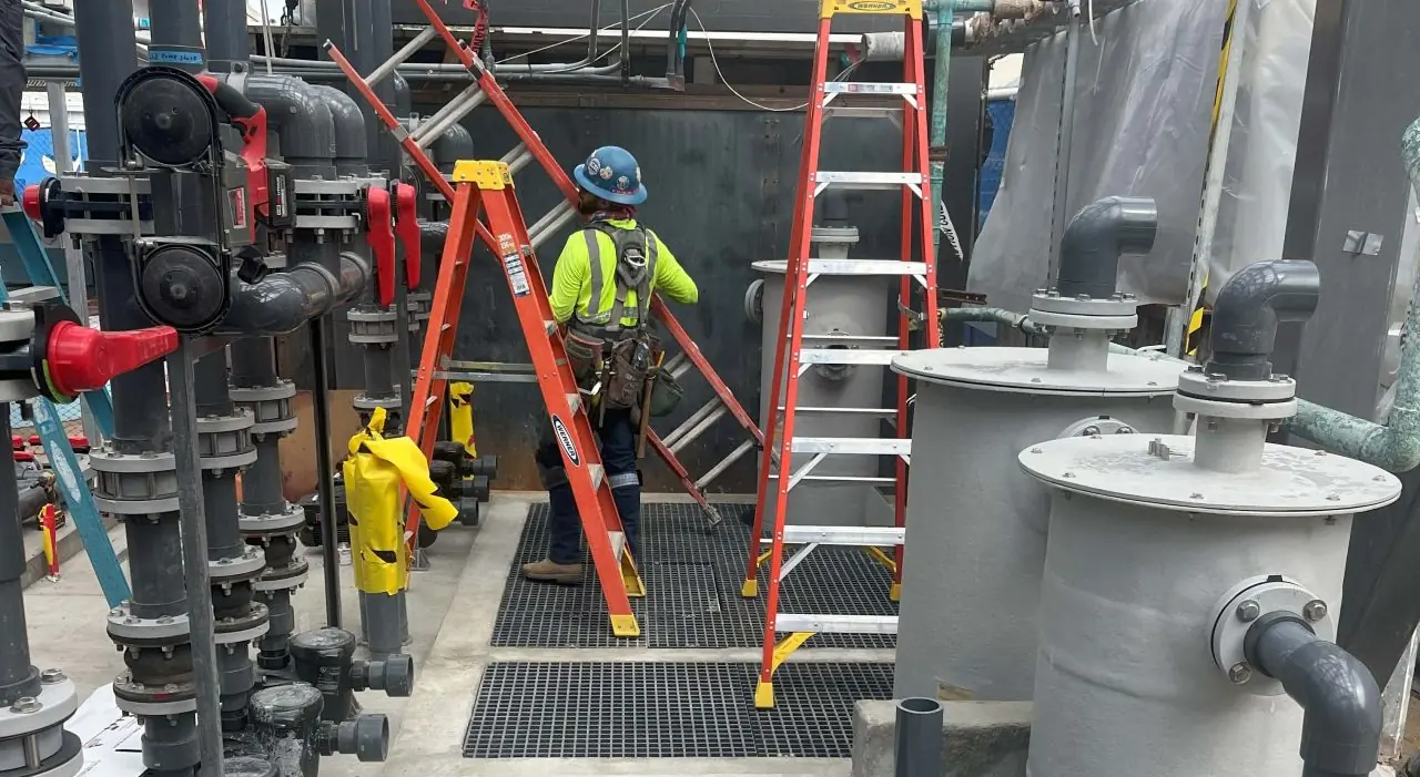 Vapor Intrusion Mitigation project by Angelus - Cabrillo Marine Aquarium, San Pedro, Ca