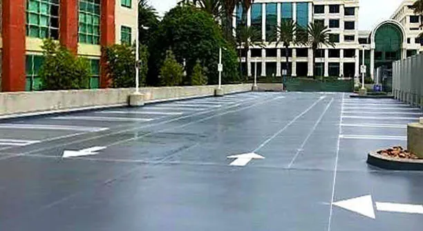 Angelus commercial waterproofing contractor for - Santa Monica Shopping Center, Santa Monica, CA