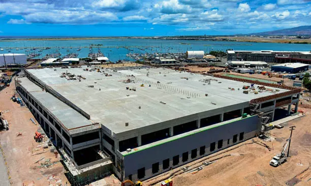 Angelus is the contractor for Amazon Distribution Center in Honolulu, HI