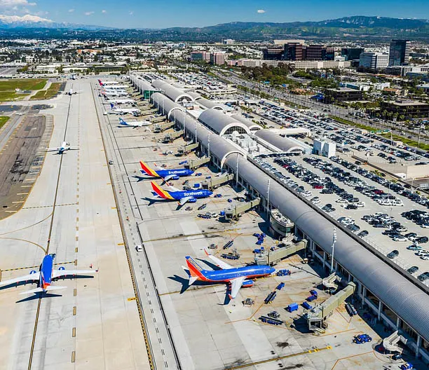 Angelus was the contractor for all parking structures deck coatings for Orange County Airport