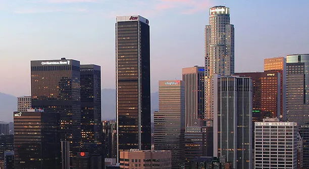 Angelus commercial waterproofing contractor for - AON Center, Los Angeles, CA
