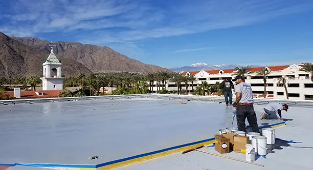 Angelus commercial waterproofing contractor for - Desert Regional Medical Center Helipad, San Diego, CA