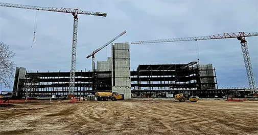 Angelus commercial waterproofing contractor for - University Health Retama Hospital, San Antonio, TX