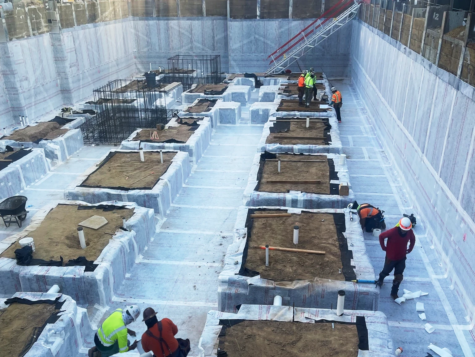 Commercial waterproofing and air barriers added to LAX construction