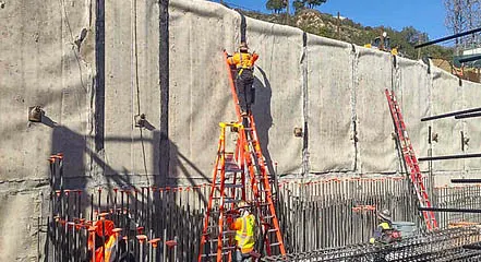 Air barriers by Angelus - JPL - Jet Propulsion Lab, Pasadena, CA