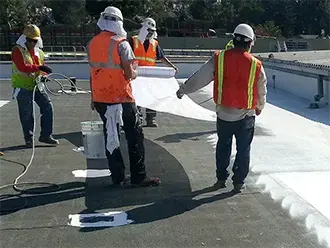 Angelus, Cool roof contractor on building in Austin, Texas