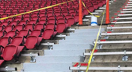 Expansion joints by Angelus - LA Memorial Coliseum