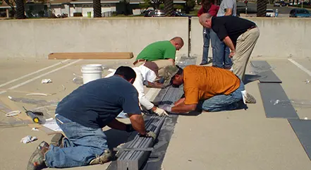 Expansion joints by Angelus - Montclair Plaza