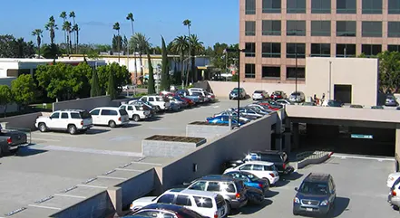Expansion joints by Angelus - Wells Fargo Bank Parking, Anaheim, CA