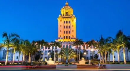 Historic restoration project by Angelus - Beverly Hills City Hall, Beverly Hills CA