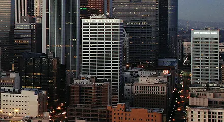 Commercial traffic coatings project by Angelus - One Wilshire Tower, Los Angels, CA