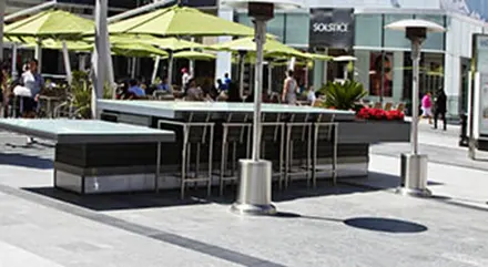 Commercial traffic coatings project by Angelus - Westfield Center, Topanga, CA