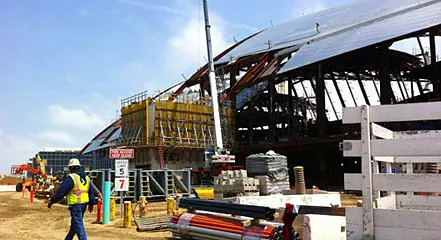 Angelus was the commercial waterproofing contractor for a heavy duty traffic deck coating at Los Angeles International Airport (LAX) in Los Angeles, CA