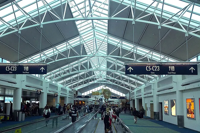 Waterproofing and window glazing project at Portland International Airport in Portland, CA